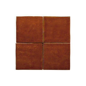 Zelij Naranja Dif 10cm x 10cm Wall Tile