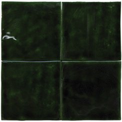 Zelij Verde Cobre 10cm x 10cm Wall Tile