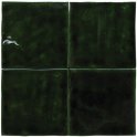 Zelij Verde Cobre 10cm x 10cm Wall Tile