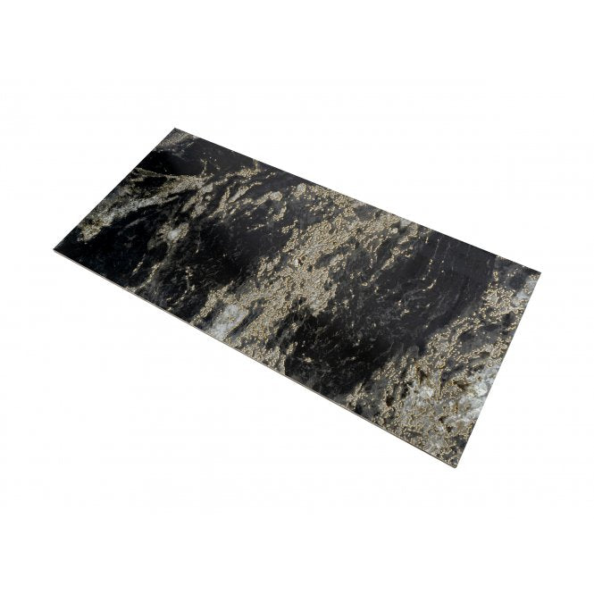 Ziya Crystal Black 45cm x 90cm Wall and Floor Tile